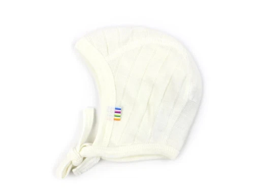 Joha natur hjelm merinould/silke